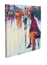 Authentic Nigerian Art - Nigerian Paintings - African Paintings - The Lonely Man