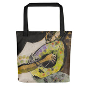 Authentic Nigerian Art - Nigerian Paintings - African Paintings - A Sound So Sweet Tote Bag