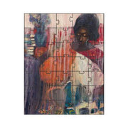 Authentic Nigerian Art - Nigerian Paintings - African Paintings - Mother Of Freedom Puzzles