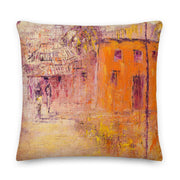 Authentic Nigerian Art - Nigerian Paintings - African Paintings - Potential Throw Pillow