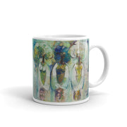 Authentic Nigerian Art - Nigerian Paintings - African Paintings - Sisters Mugs