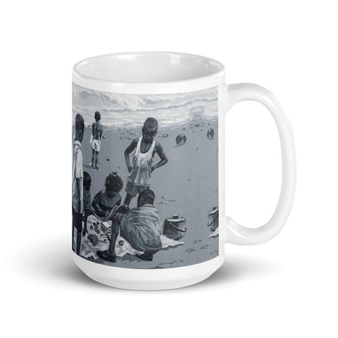 Authentic Nigerian Art - Nigerian Paintings - African Paintings - Summer Days Mugs